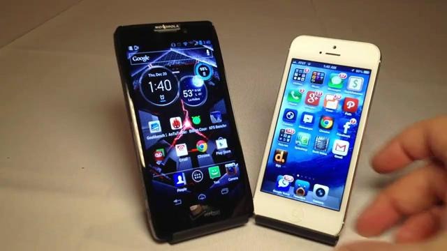 Motorola Droid RAZR Maxx HD versus iPhone 5