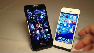 Motorola Droid RAZR Maxx HD versus iPhone 5