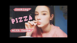 Cooking with dasha #1 the tastiest and easiest pizza to make