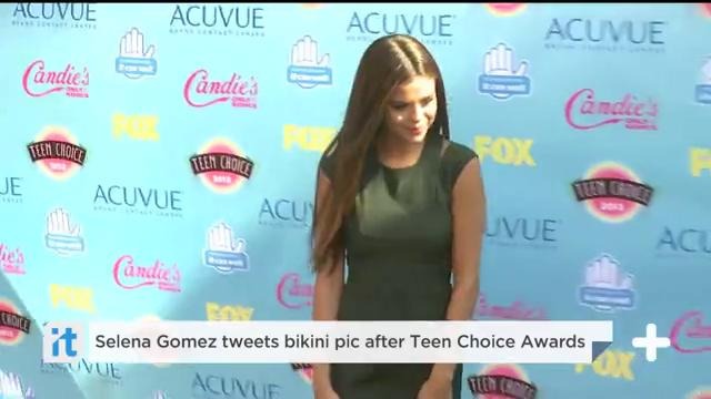 Selena Gomez Tweets Bikini Pic After Teen Choice Awards