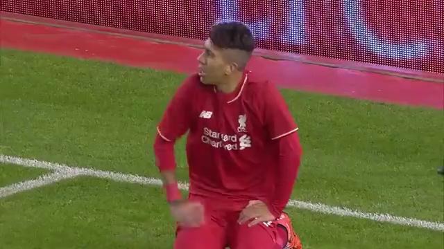 Roberto Firmino v Bournemouth Capital One Cup 28/10/2015