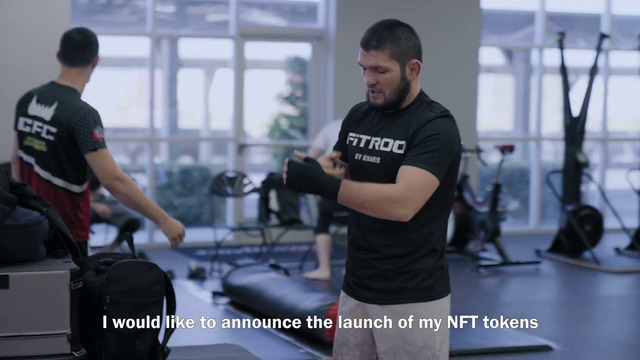 Official announcement of Khabib Nurmagomedov NFT collection