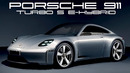 Новый Porsche 911 Turbo S E-Hybrid