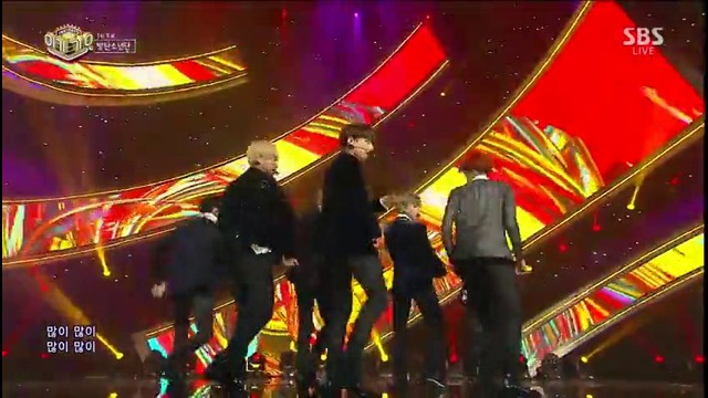 161106 BTS – Blood Sweat &Tears on Inkigayo