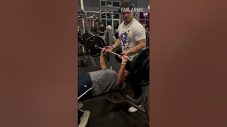 Make sure you rack the weights every time, bros