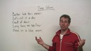Speaking English – 5 Idioms about TIME