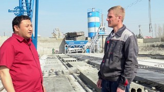 Запуск мобильного бетонного завода. Республика узбекистан