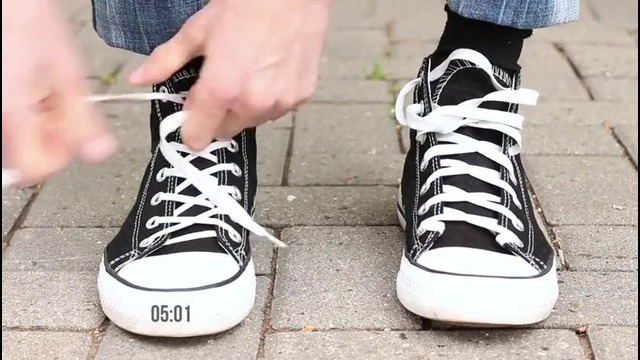 Как завязывать шнурки как нинцзя