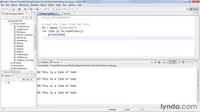 6 Phython Python Quick Start Repeating code with a loop 2