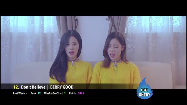TOP 50 K-POP Songs Chart • November 2016 (week 2)