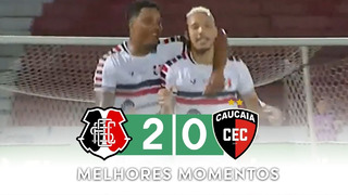 Santa Cruz 2 x 0 Caucaia – Gols & Melhores Momentos | Copa do Nordeste 2023