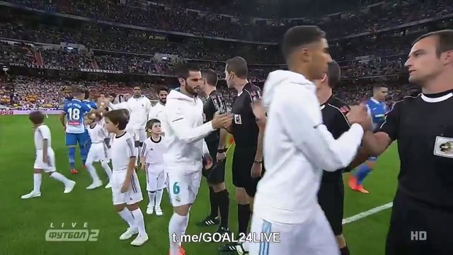 (HD) Реал Мадрид – Эспаньол | Испанская Примера 2017/18 | 7-й тур