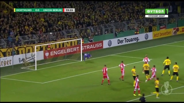 (HD) Боруссия Д – Унион | Кубок Германии 2018/19 | 1/16 финал