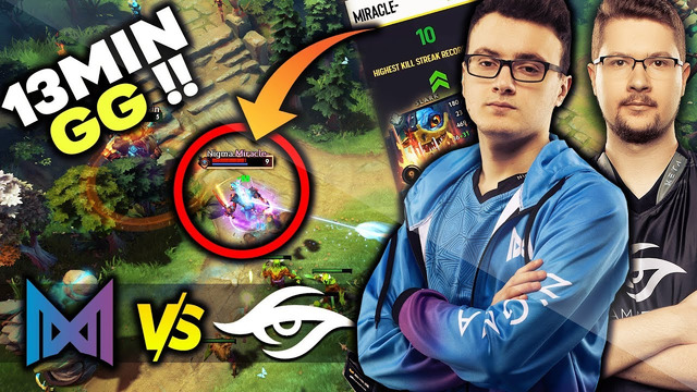 WTF HAPPENED?! 13min GG STOMP – Nigma vs Secret – Fastest Pro Dota 2 Match in 2020 – ESL Birmingham