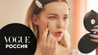 Дав Камерон показывает, как создать нежный романтический макияж | Vogue Россия