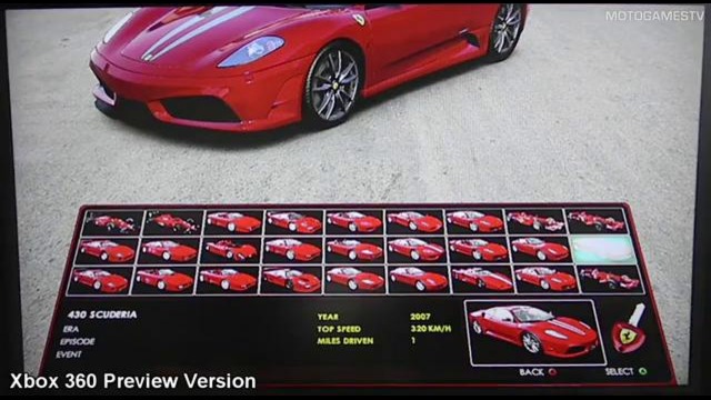 Cars and Tracks from Test Drive: Ferrari Racing Legends (Preview Version)