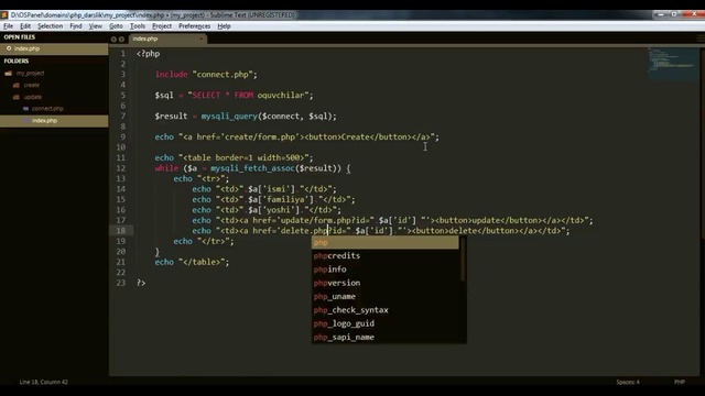 PHP #29 – Dars. PHPda delete & view pages