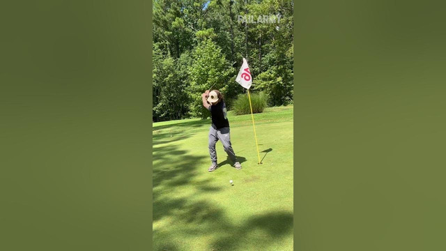 Well, he did hit the pin