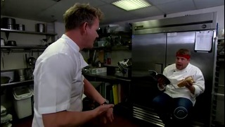 Hell’s Cafeteria – Gordon Ramsay Grills Julie Chen & James