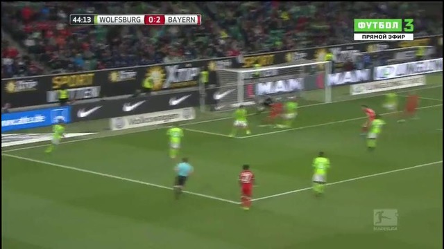(480) Вольфсбург – Бавария | Чемпионат Германии 2016/17 | 31-й тур | Обзор матча