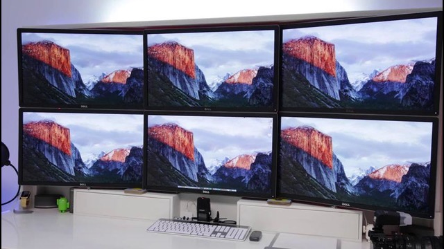 Six 4K Screens On A Mac Pro – 50,000,000 Pixels