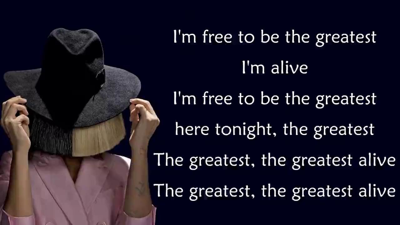 Great lyrics. Sia the Greatest перевод. The Greatest Sia Lyrics Lyrics Print.