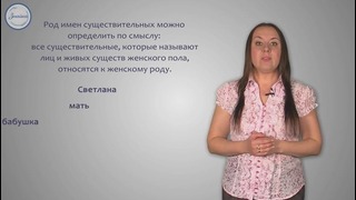 Род имен существительных (Русский язык)