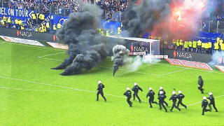Rare Pitch Invasion in Football History