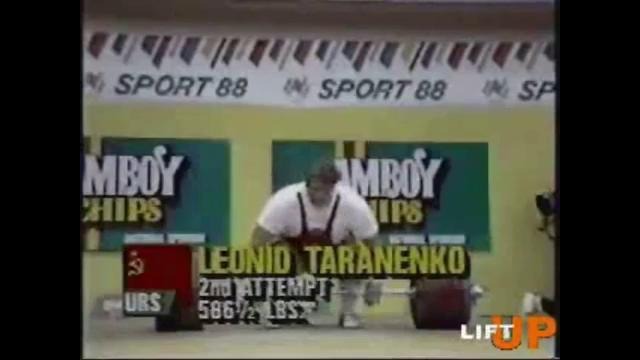 Leonid Tarenenko 266kg clean and jerk Леонид Тараненко 266 кг толчок