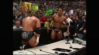 WWF RAW: Triple H vs The Rock