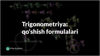 63 Qoʻshish formulalaridan foydalanib trigonometrik qiymatlarni topish | Trigonometriya