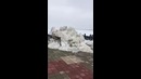 Последствия ледохода в Сургуте