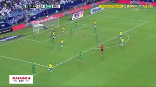 (HD) Бразилия – Саудовская Аравия | Товарищеский матч 2018 | Обзор матча