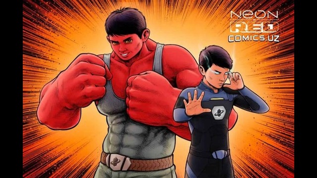 ComicsUz Представляет первый КОМИКС "Neon va Red" в Узбекистане