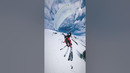 Skiing and paragliding simultaneously like a boss