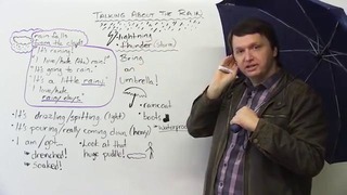 English Vocabulary- Talking about RAIN