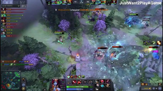 MidOne 9821 MMR – Queen of Pain! Road to 10k