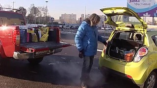 Chevrolet Spark vs Kia Picanto Часть 1 / Авто плюс – Наши тесты (эфир 18.02.2012)