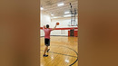 Juggling into a half-court shot is next level #basketball