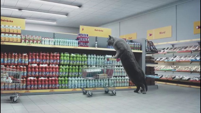 Забавная реклама сети немецких супермаркетов