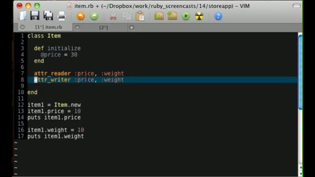 14 эпизод Научись Ruby attribute readers, writers and accessors