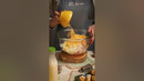 Заливной пирог с курицей и грибами