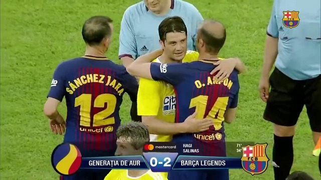 Barça Legends vs Romania Legends