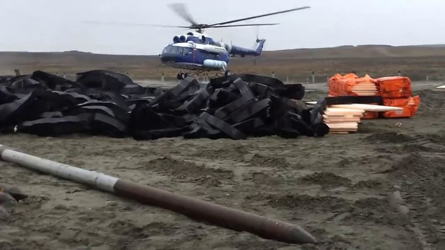 Инцидент с вертолётом Ми-8 на посадке