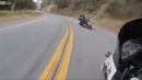 Сумасшедший спуск на Harley Davidson. Must Watch very dangerous