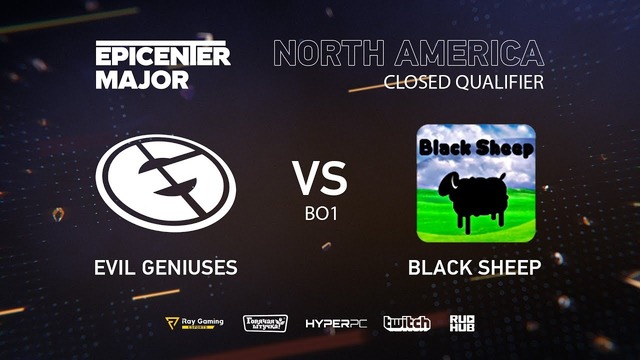 EPICENTER Major 2019 – Evil Geniuses vs Black Sheep (N/A Closed Quals, bo1)