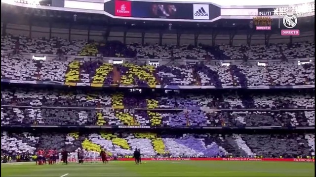 Шикарный перфоманс болельщиков Реал Мадрида