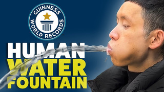 Longest Time To Spray Water From Mouth – Guinness World Records