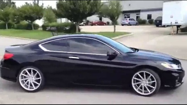 20 inch Vossen CVT wheels on 2014 Accord lowered