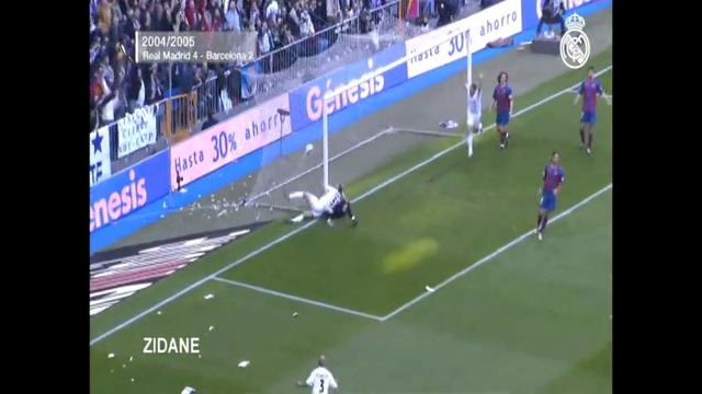 Гол Зидана в ворота Барса 2004-2005